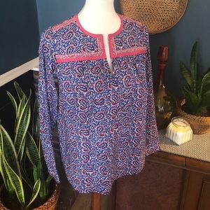 J. Crew Paisley Tunic